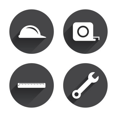Construction, tools, repair icons