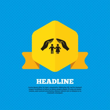 Kaç hayat sigortası simgesi.