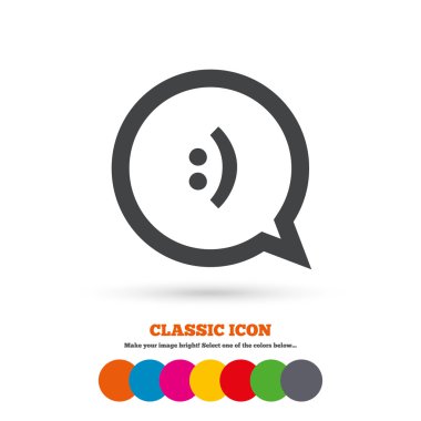 Chat, konuşma balonu simgesinin.