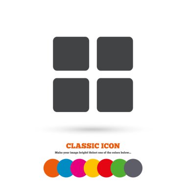 Gallery view option, Thumbnails icon