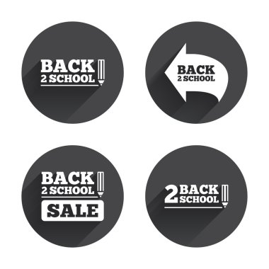 Okul hazırlıkları, eğitim simgeler.