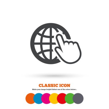 Internet,   World wide web icon