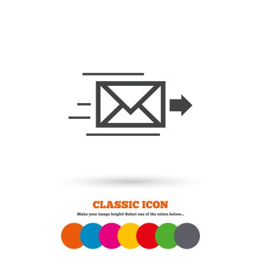 Mail delivery, message icon