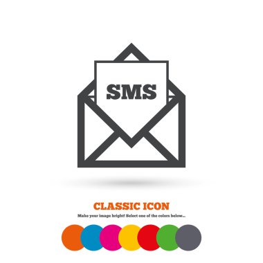 Mail, message, sms icon