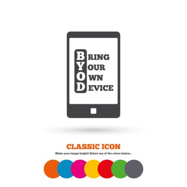 Bring your own device, BYOD icon