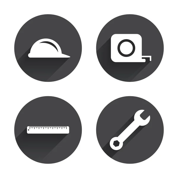 Construction, tools, repair icons — Stock Vector