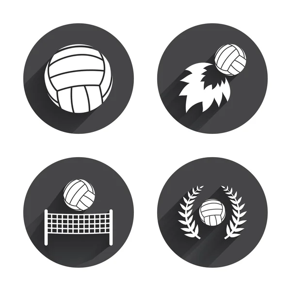 Volleyball, Sport-Ikonen — Stockvektor