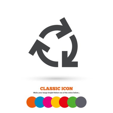 Recycling,  Reuse or reduce symbol.