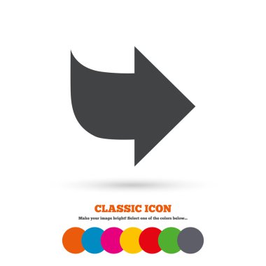 Ok, sonraki, gezinti simgesi