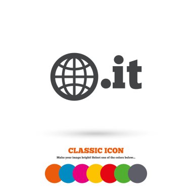 Domain IT, internet icon.