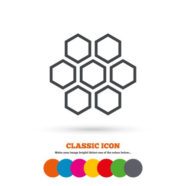 Honeycomb, honey icon