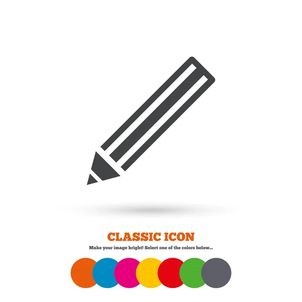 Pencil,  Edit content icon. — Stock Vector