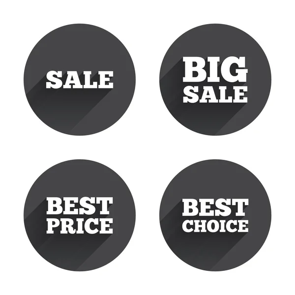 Sale, Best choice, price icon — Stockový vektor