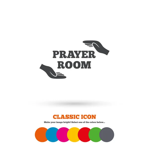 Prayer room, religion icon