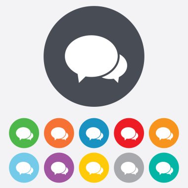 konuşma balonları simgeler