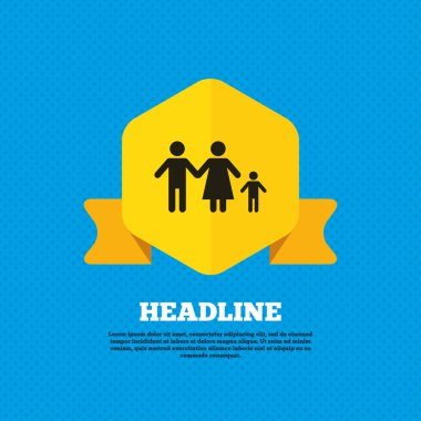 bir çocuk ile tam aile