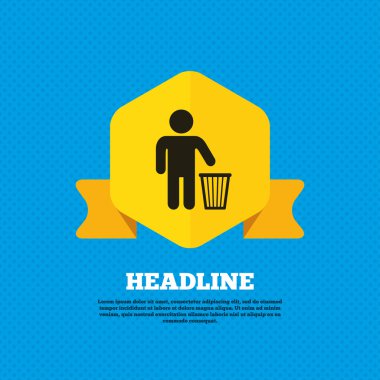 Çöpe kullanımdan sonra.