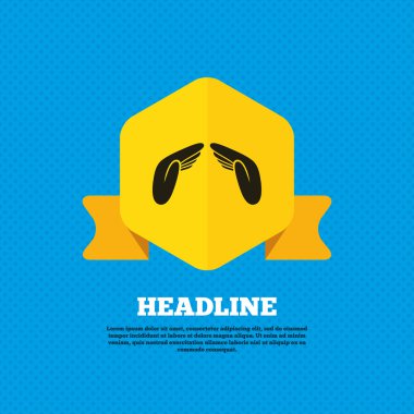 Eller kapak işareti korumak