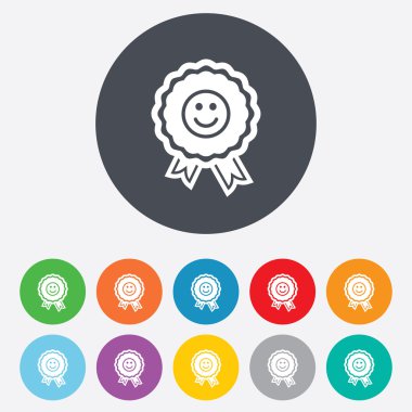 Ödülü gülümseme simgeler