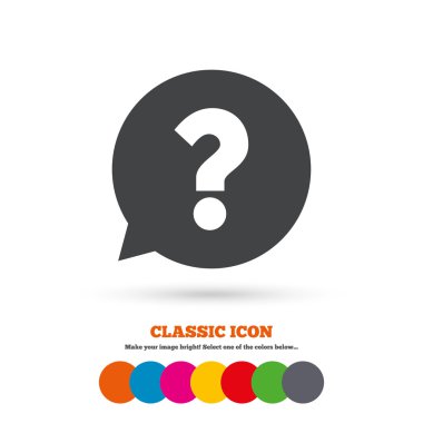 Soru işareti simgesi simgesi