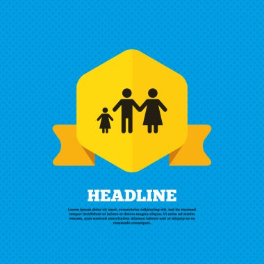 bir çocuk ile tam aile