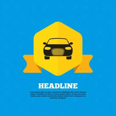 Araba işareti simgesi.