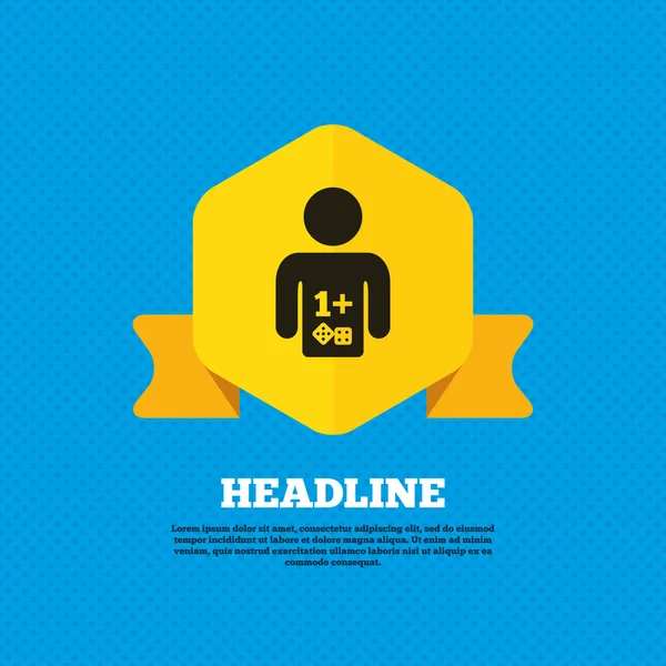 Masa oyunları işareti simgesi.