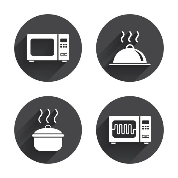 Icono del horno microondas. — Vector de stock