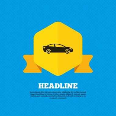 Araba işareti simgesi.