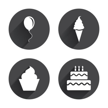 doğum günü partisi simgeleri.