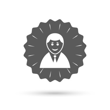 Kullanıcı işareti simgesi.