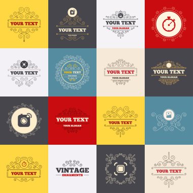 Fotoğraf makinesi simgeleri