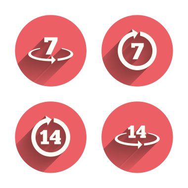 Return   within seven or fourteen days.