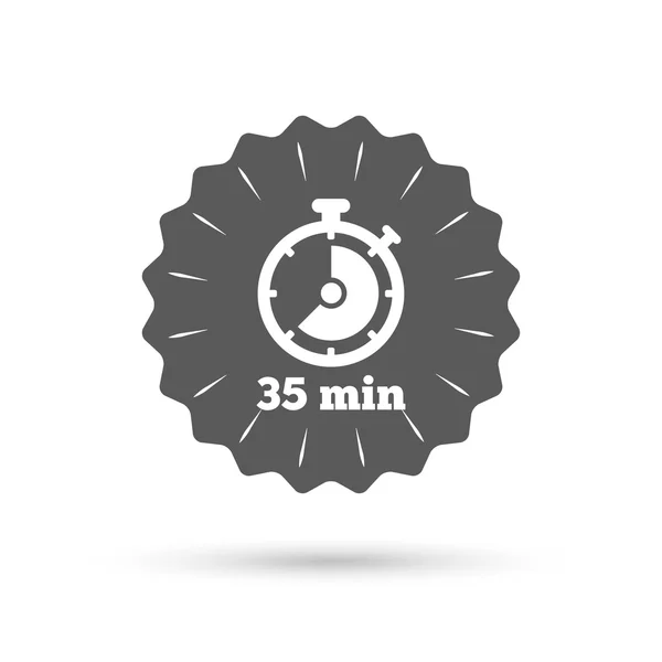 Timer teken pictogram. — Stockvector