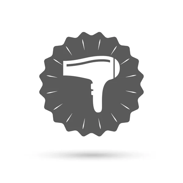 Hairdryer sign icon. — Stock Vector