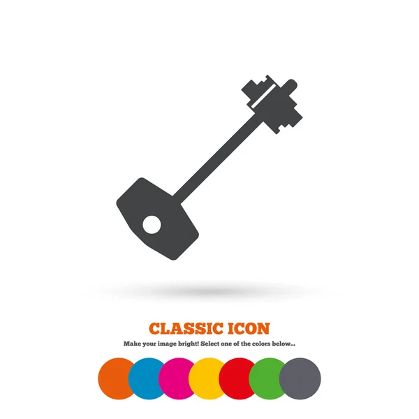 Key sign icon. — Stock Vector