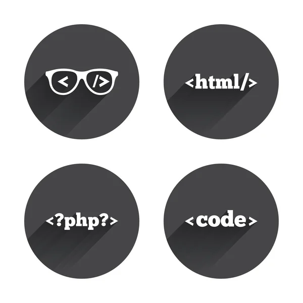 Codificador programador gafas . — Archivo Imágenes Vectoriales