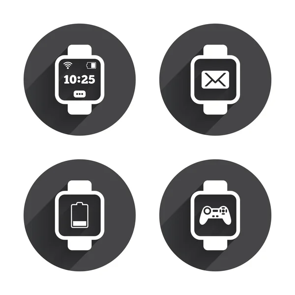 Smart watch icons. — Stock Vector