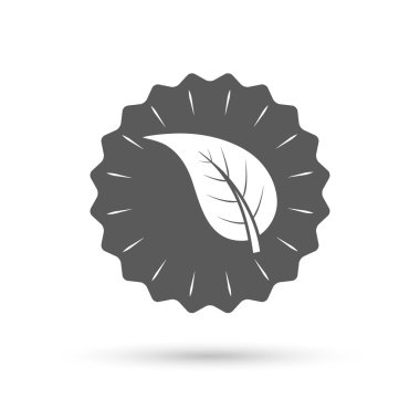 Yaprak işareti simgesi.