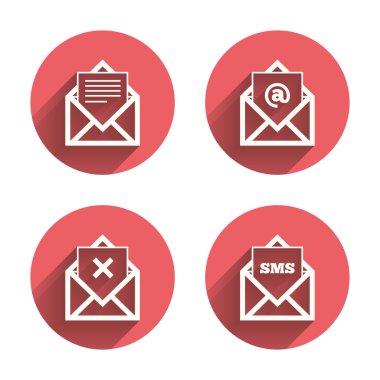 posta zarf simgeleri.