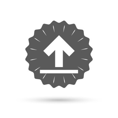 Bu tarafı yukarı işareti simgesi.