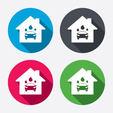 Oto yıkama işareti simgeleri