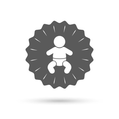 Bebek Bebek işareti simgesi.