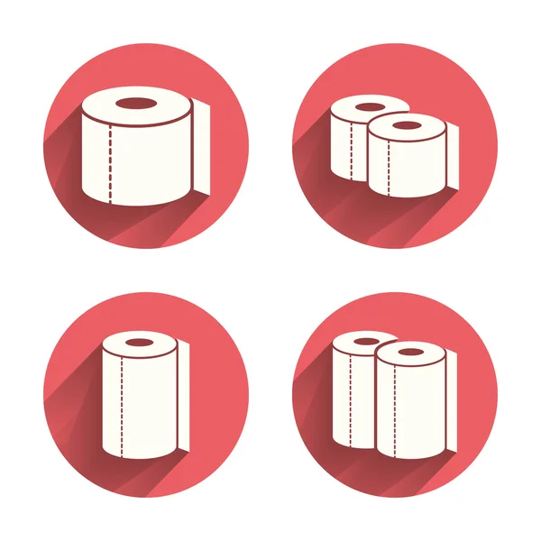 Toilet paper icons. — Stock Vector