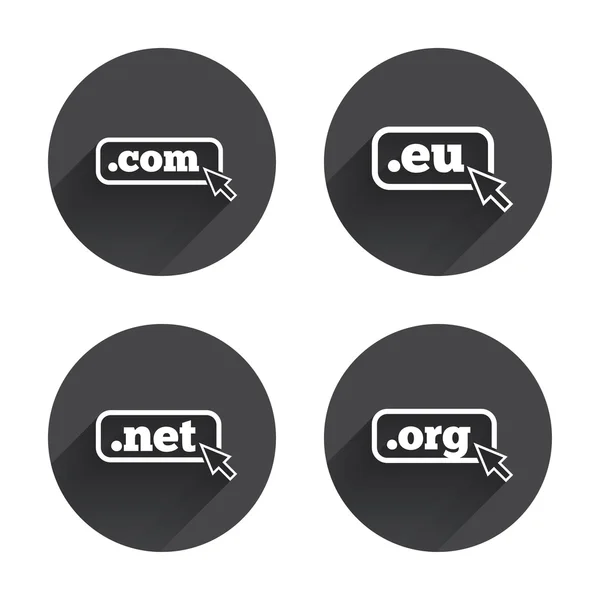 Top-Level-Domains. — Stockvektor