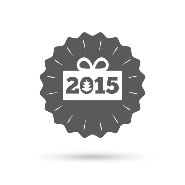 Felice anno nuovo 2015 segno — Vettoriale Stock