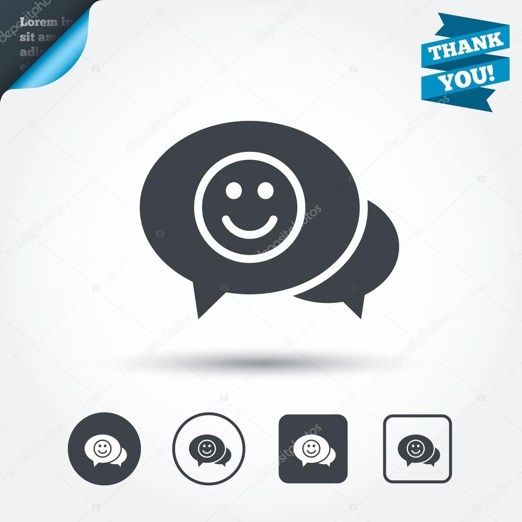 Chat Smile icons