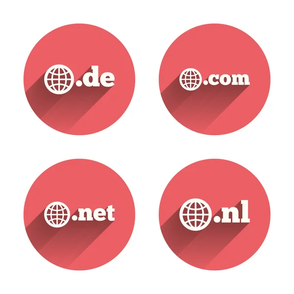 Top-Level-Domains. — Stockvektor