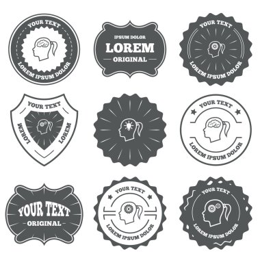 baş beyin ikonları ile