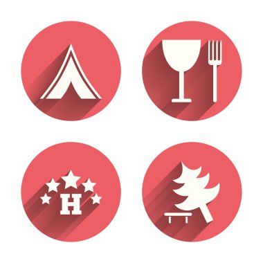 Çadır kamp gıda, otel,